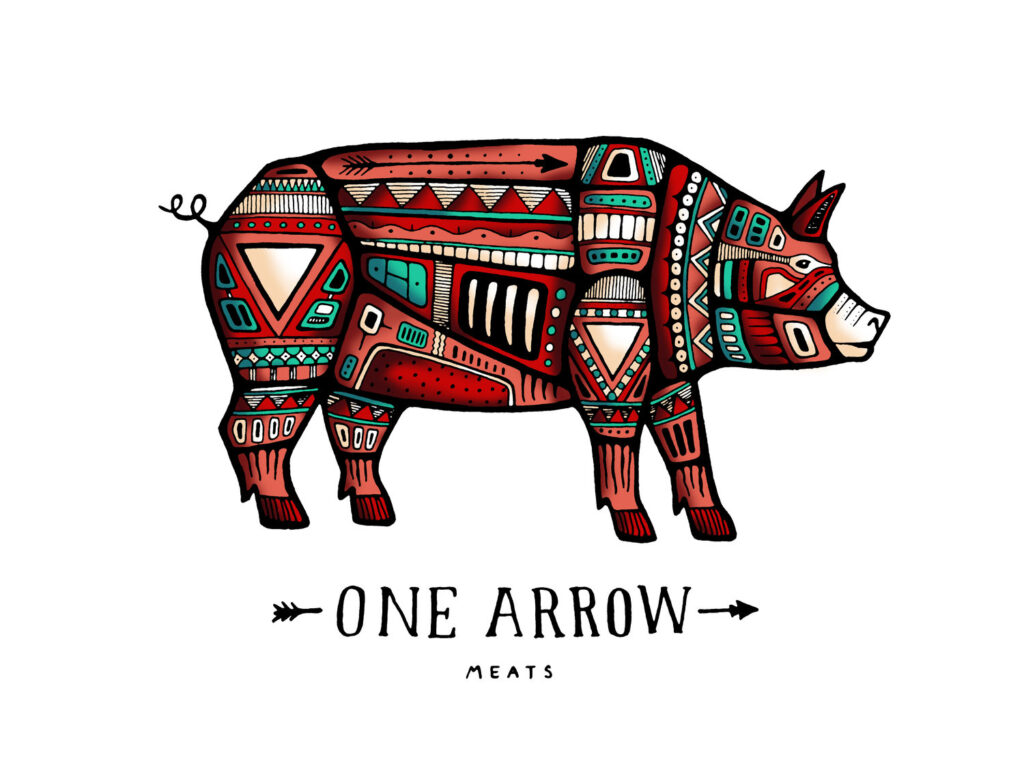 One+Arrow+Pig-Shaded